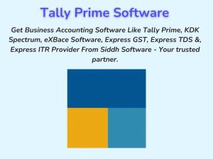 Tally Prime Accounting Software Dealer- Siddh Software