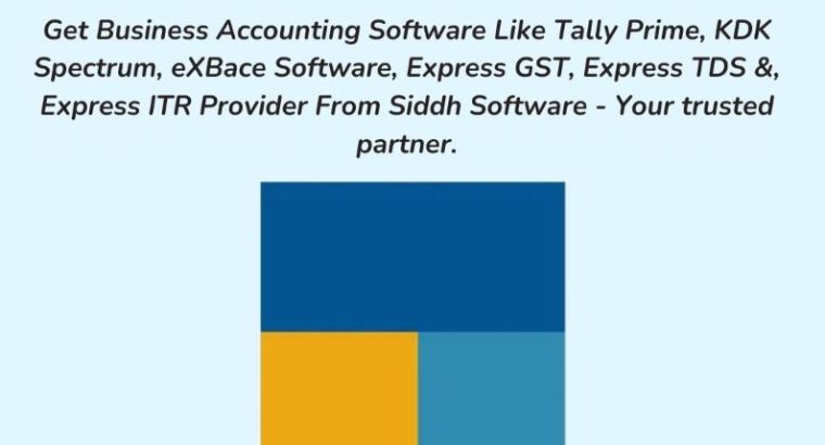 Tally Prime Accounting Software Dealer- Siddh Software