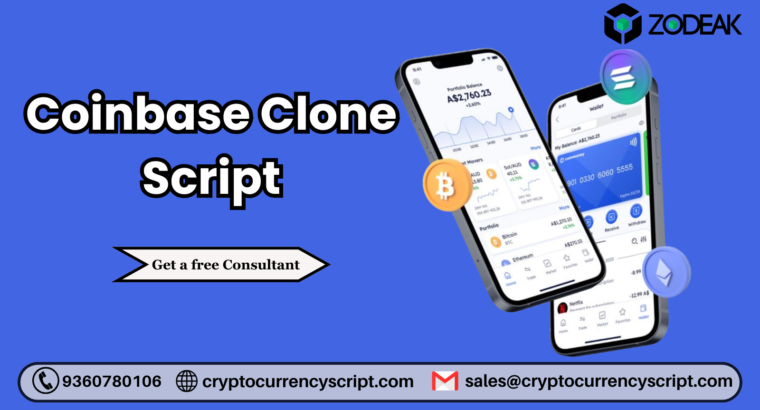 Start your Crypto Exchange business with Coinbase Clone Script