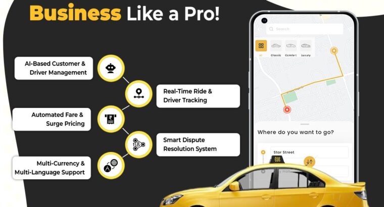 Ride Hailing Booking App For Taxi Business – SpotnRides