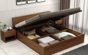 Stylish Simple Bed Design | Wooden Beds with Box Storage