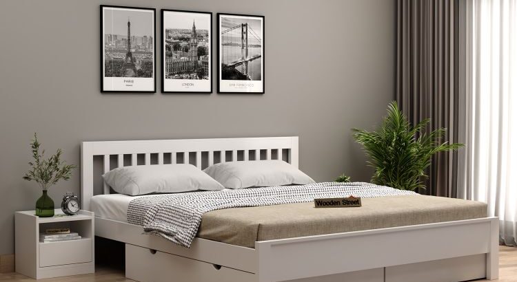 Solid Wood Queen-Size Beds | Elegant & Durable Designs