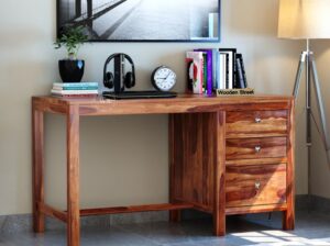 Space-Saving Study Desk with Drawers – Ideal for Students & Adults