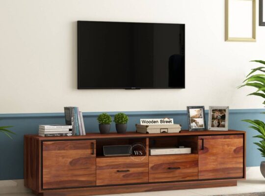 Buy Wooden TV Cabinet for Living Room – Wooden Street