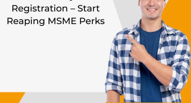 Instant Udyam Registration – Start Reaping MSME Perks