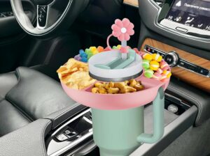 Tumbler with Snack Bowl – Sip & Snack On-the-Go