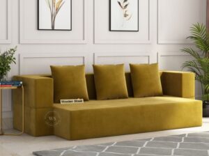 Designer Sofa Cum Bed – Double Bed Comfort, Sofa Style